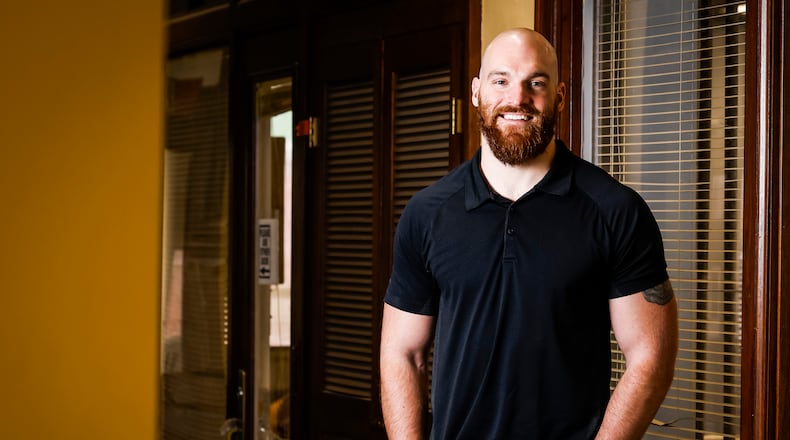 Matt Lengel, a former NFL tight end, is the Director of Facility Operations at Spooky Nook Sports Champion Mill. NICK GRAHAM / STAFF