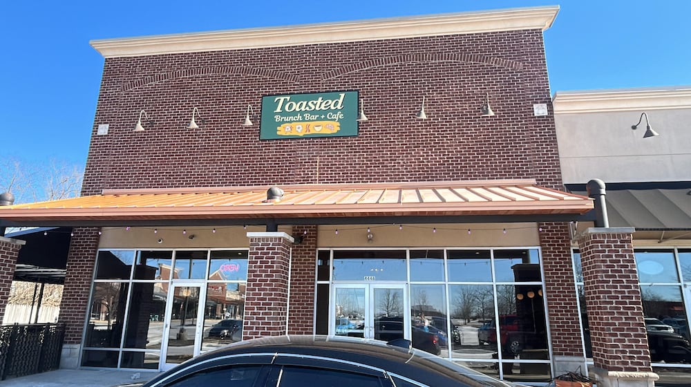Toasted Brunch Bar + Cafe's second location, situated across from the Greene in Beavercreek. CONTRIBUTED