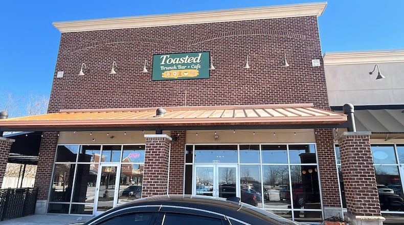 Toasted Brunch Bar + Cafe's second location, situated across from the Greene in Beavercreek. CONTRIBUTED