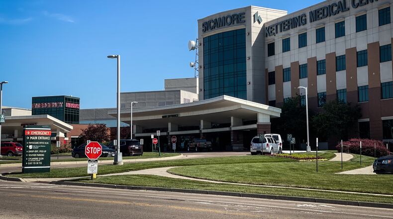 Kettering Health Miamisburg, formerly Sycamore Medical Center. JIM NOELKER/STAFF