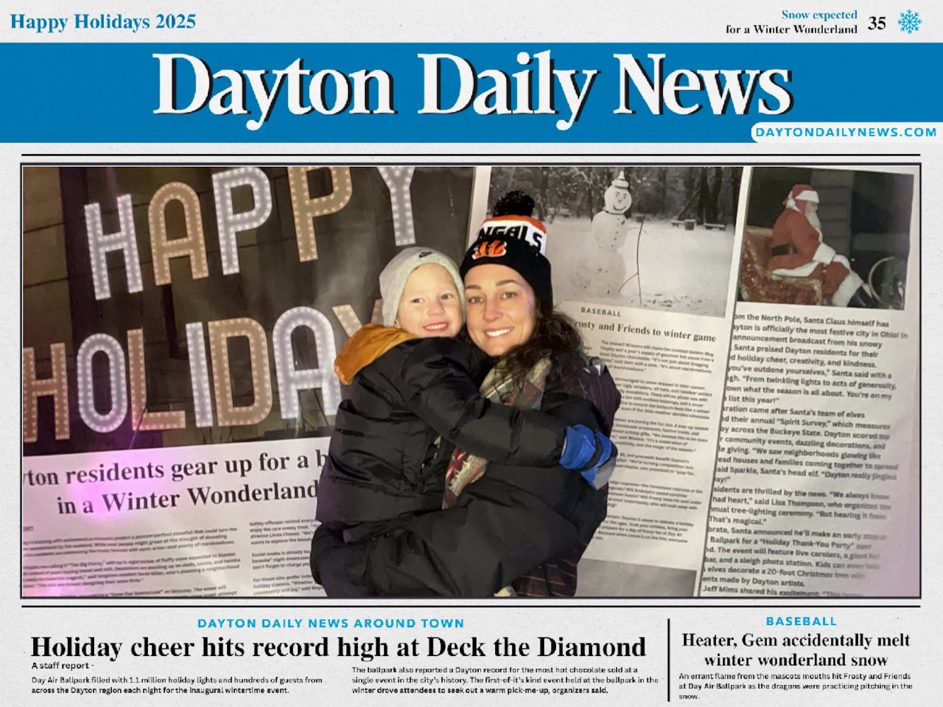 Did we spot you at Deck the Diamond?