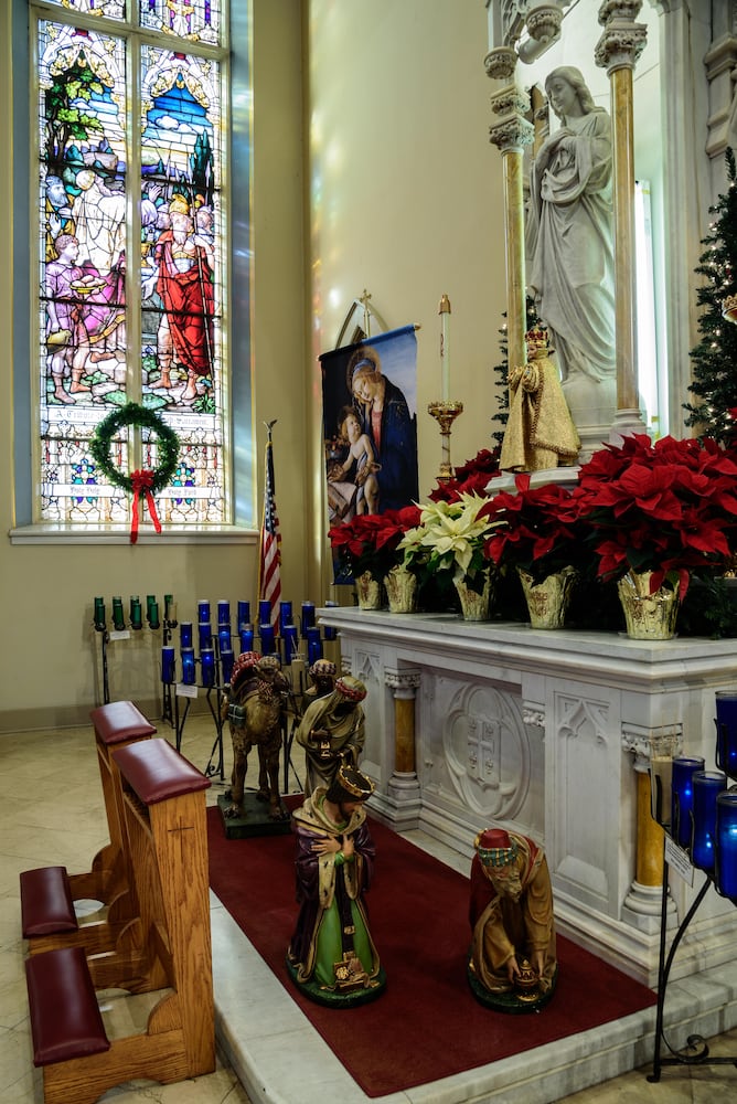 PHOTOS: See the oldest Catholic parish in Dayton decorated for Christmas