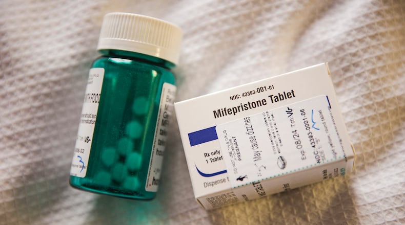 Prescriptions of the abortion medications mifepristone and misoprostol, March 1, 2023. (Adria Malcolm/The New York Times)