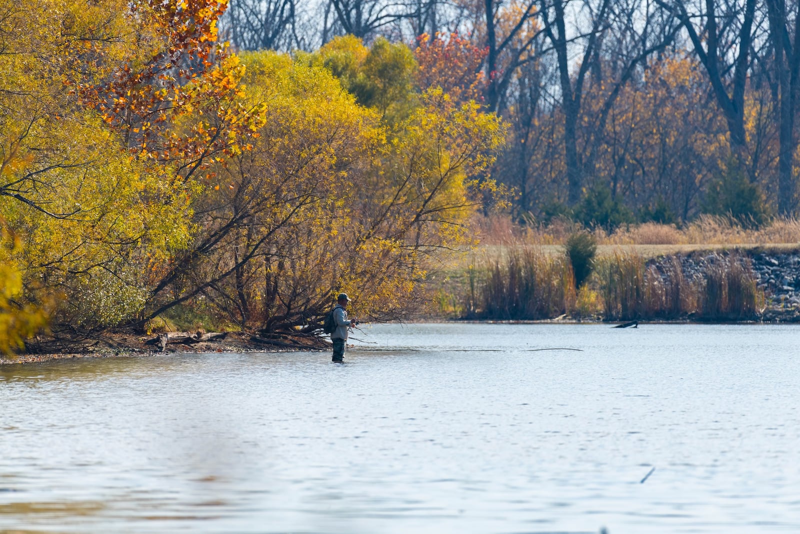 A pair of waders can help extend the season for fishing enthusiasts. CONTRIBUTED Five Rivers MetroParks