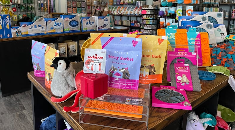 Wild Whiskers, a natural pet supply store, is located at 33 S. St. Clair Street Suite 2 in Dayton. NATALIE JONES/STAFF