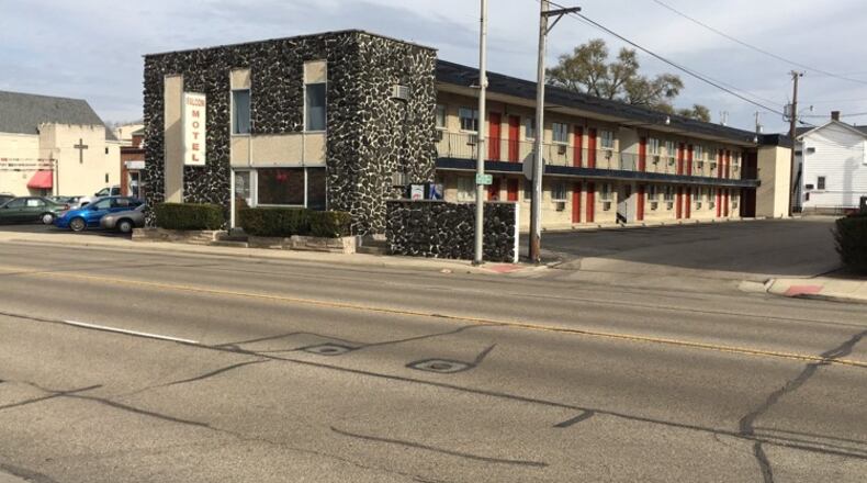 Fairborn officials demolished the former Falcon Motel on Broad Street, shown in this 2016 file photo, earlier this year and plan to bring down the former Wright Motel now.