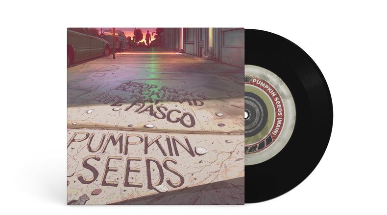 Hip-hop artists Aesop Rock, Blockhead and Lupe Fiasco have released the collaborative single, “Pumpkin Seeds” (Rhymesayers Entertainment), to raise money for The Collaboratory in Dayton. The goal is to complete skateboard parks at Claridge Park and Home Avenue in Dayton.