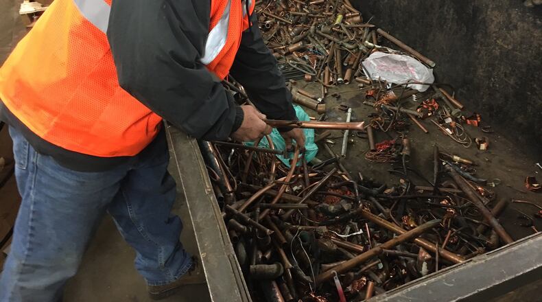 Dayton ranks in the top 30 among U.S. cities and Ohio leads the nation among states in reported metal thefts, according to a national organization. STAFF PHOTO