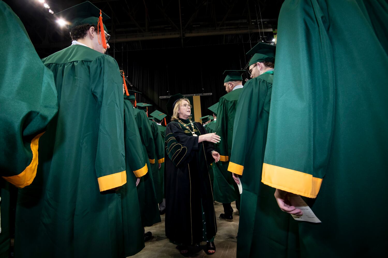 Wright State University graduation 12