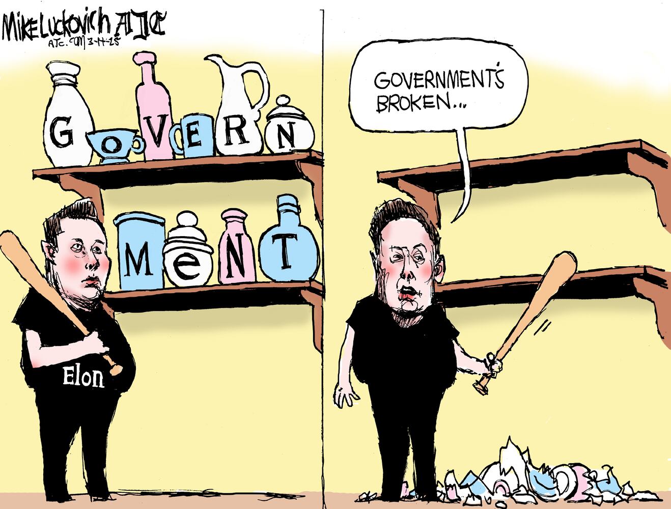 CARTOONS: Mike Luckovich, March 17, 2025
