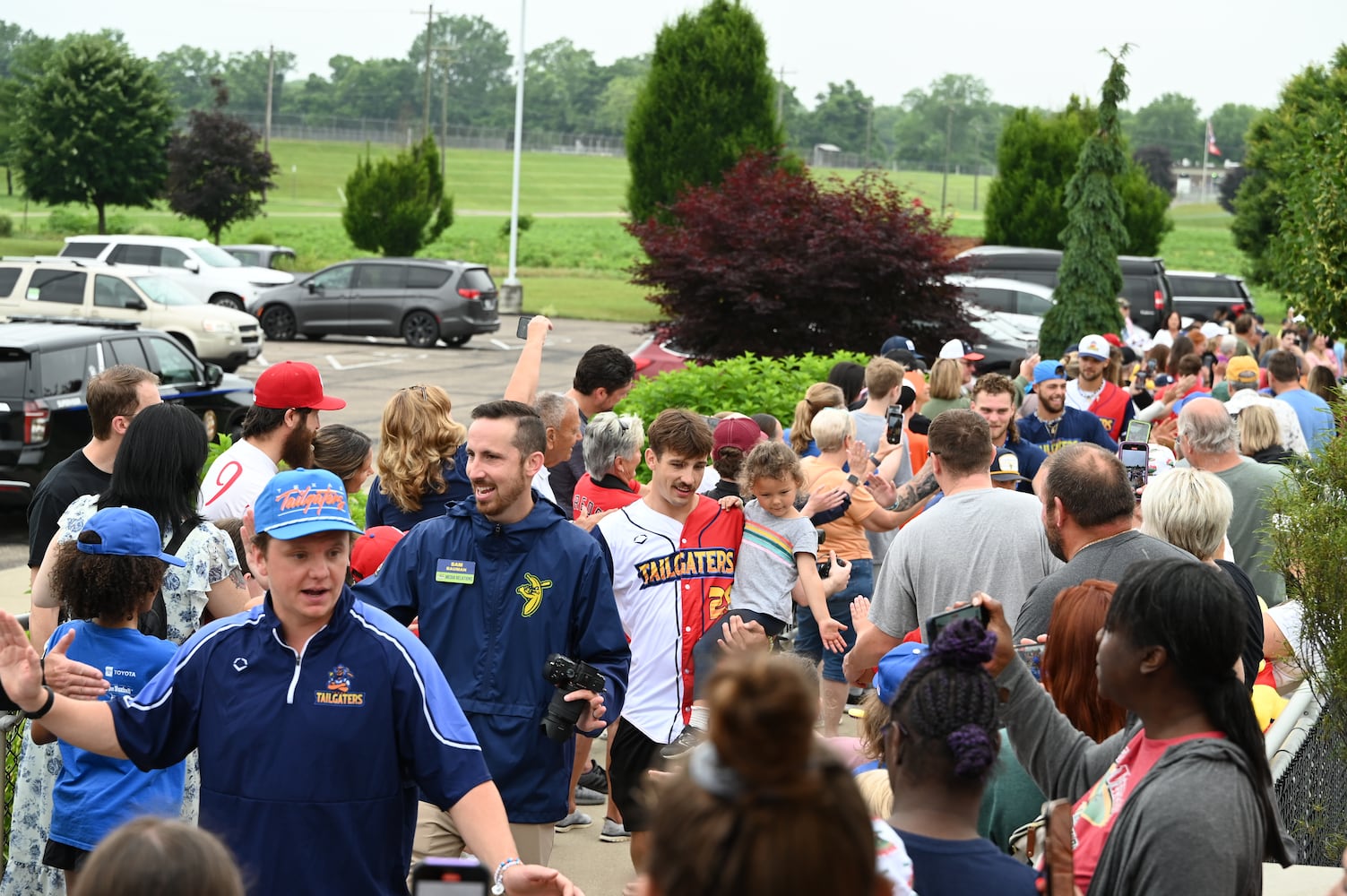 Savannah Bananas make a surprise visit to Nuxhall Miracle League in Fairfield