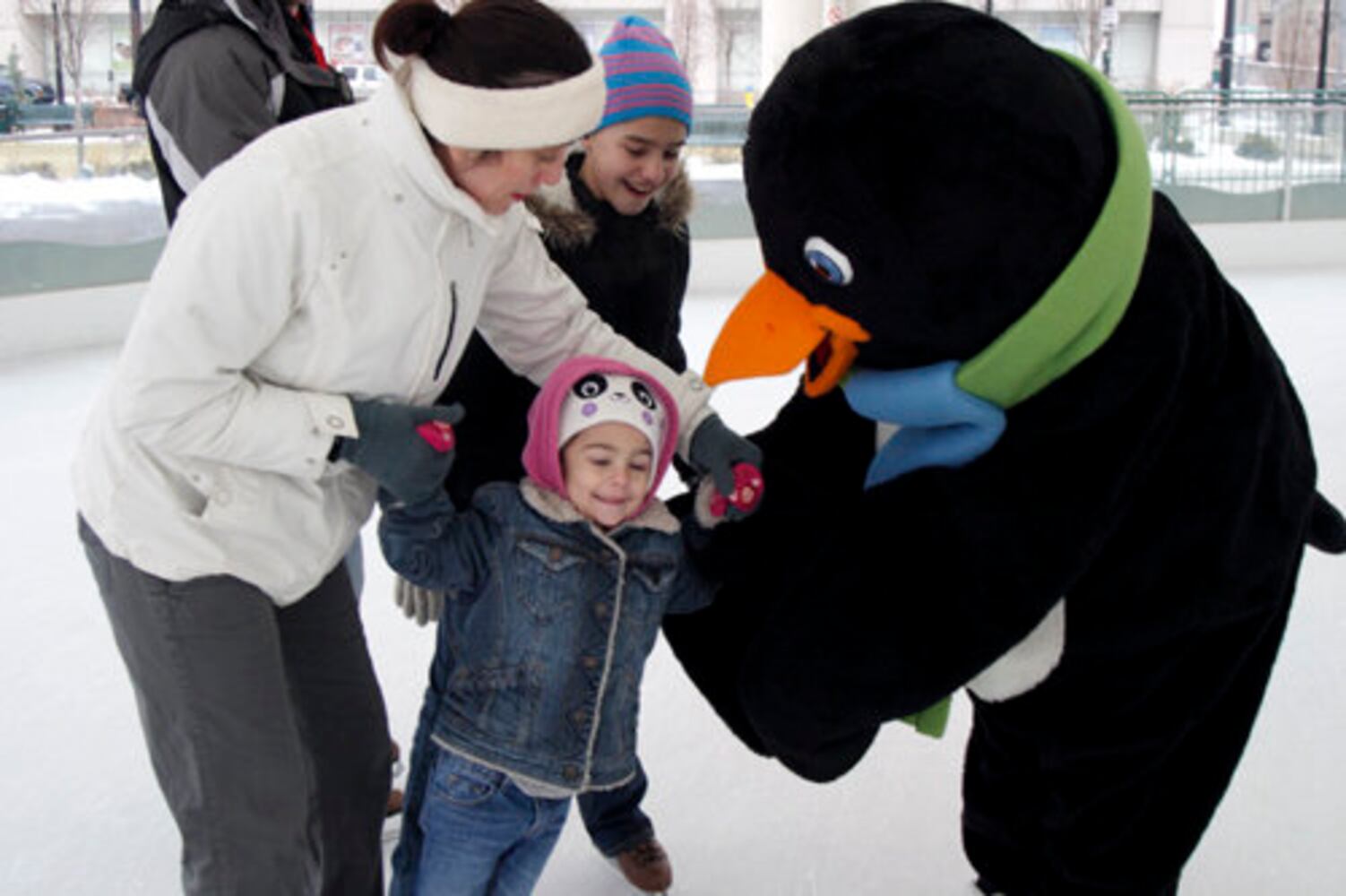 Parker the Penguin at RiverScape