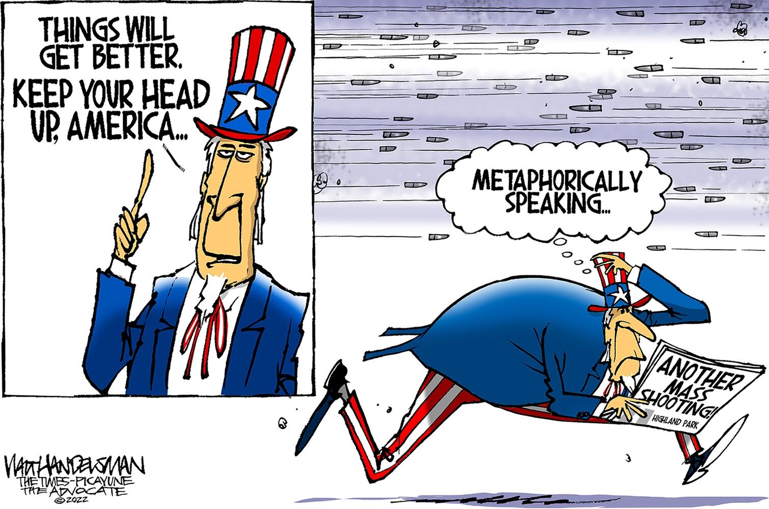 WEEK IN CARTOONS: Parade shooting, Boris Johnson and more