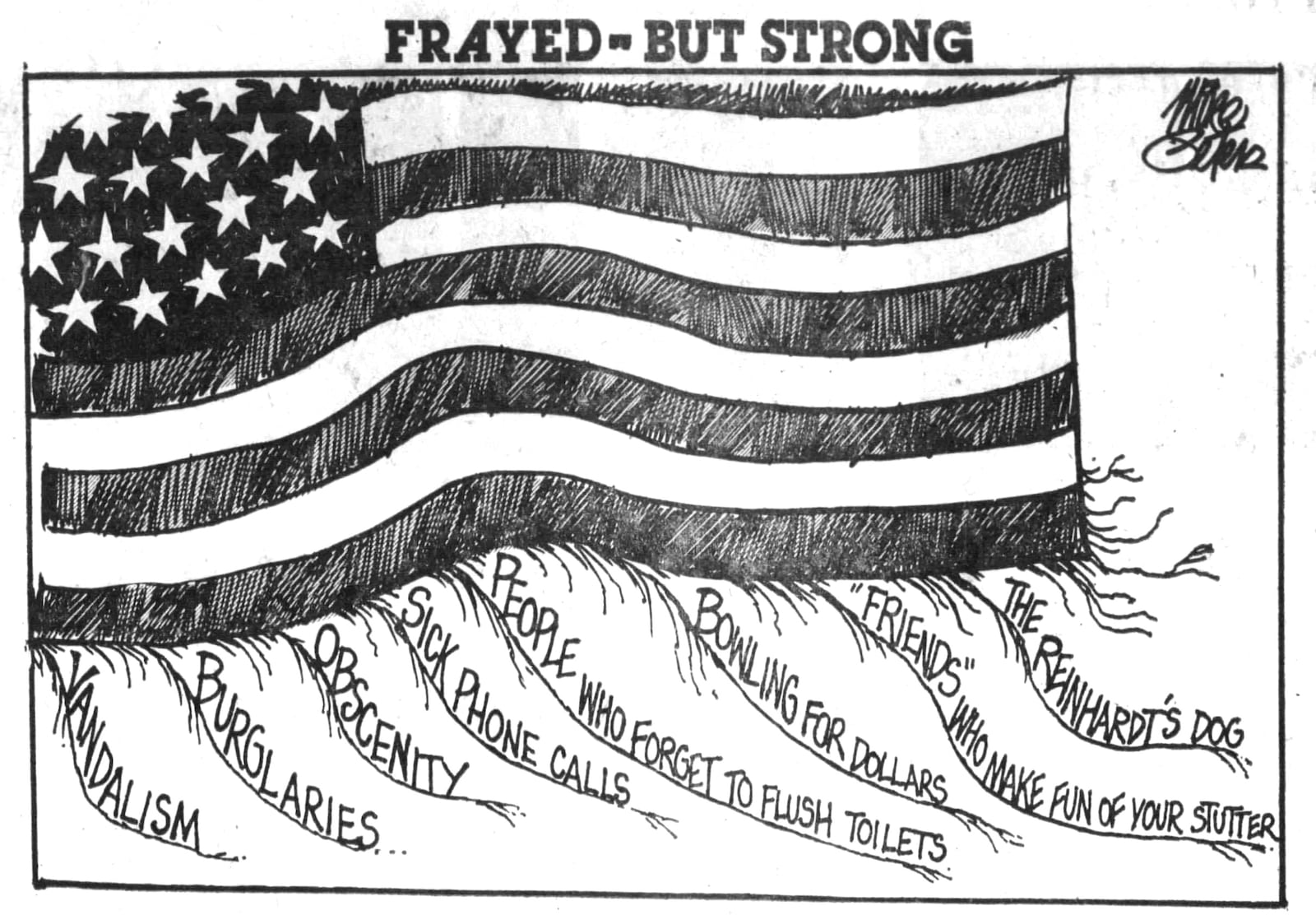 Optimistic words to greet Bicentennial. DAYTON DAILY NEWS ARCHVIES