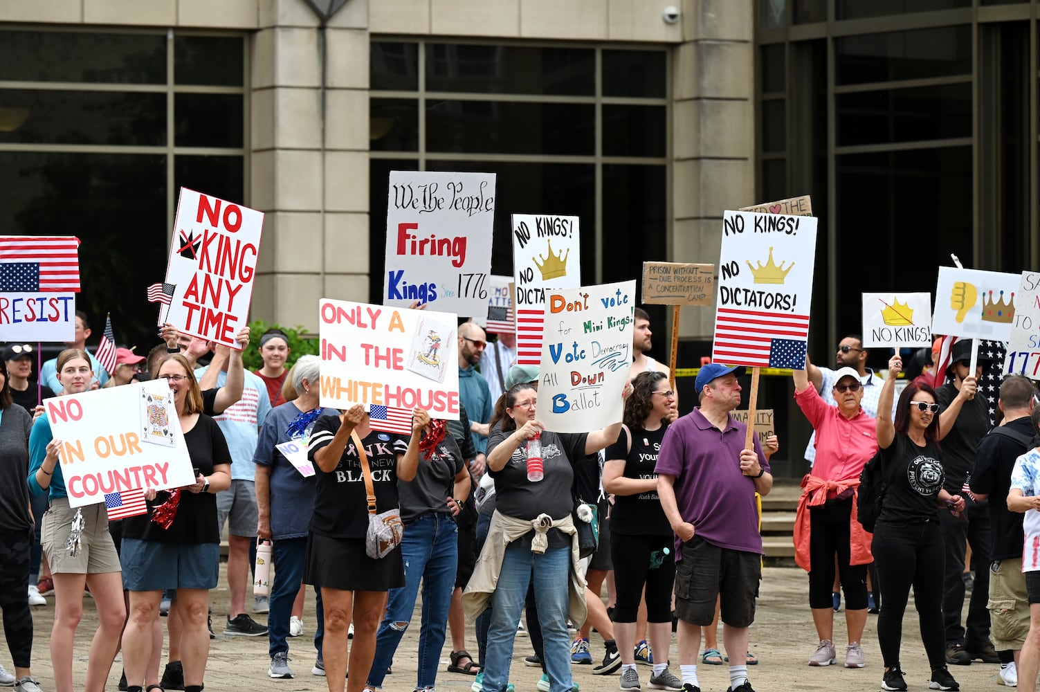 No Kings protest Hamilton