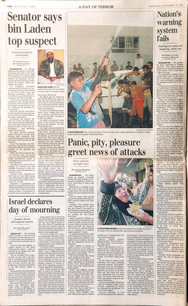 DDN Special Edition Sept 11, 2001