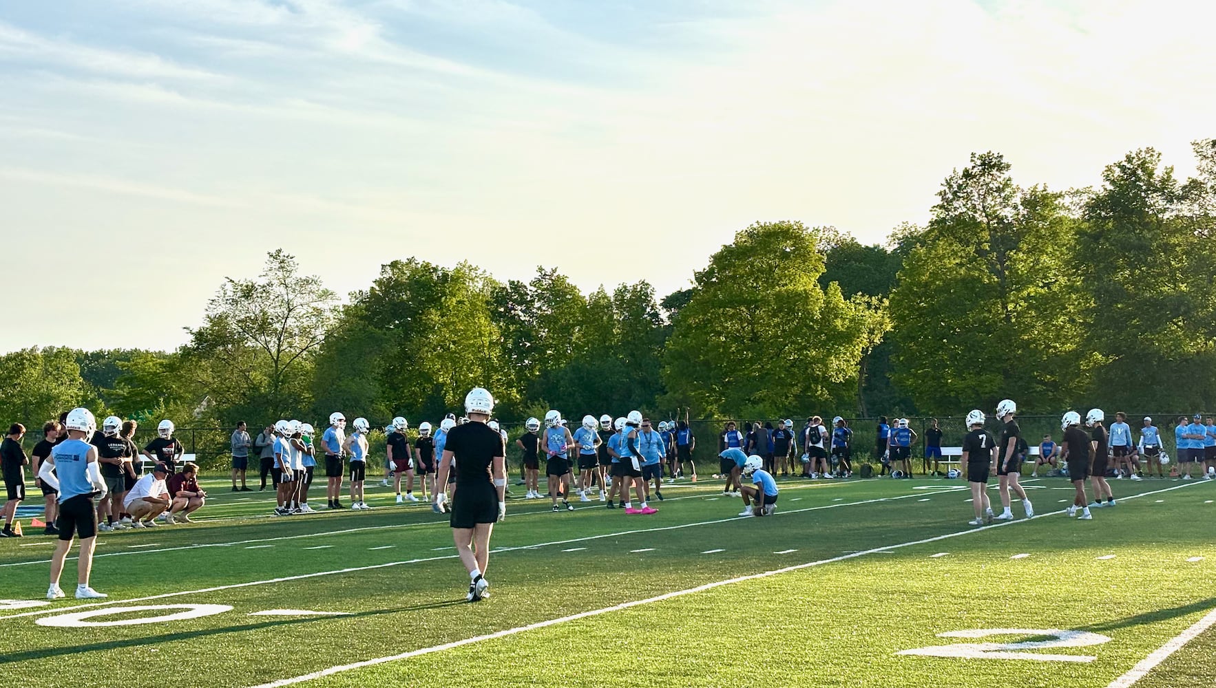 High school football 7 on 7 Fairborn