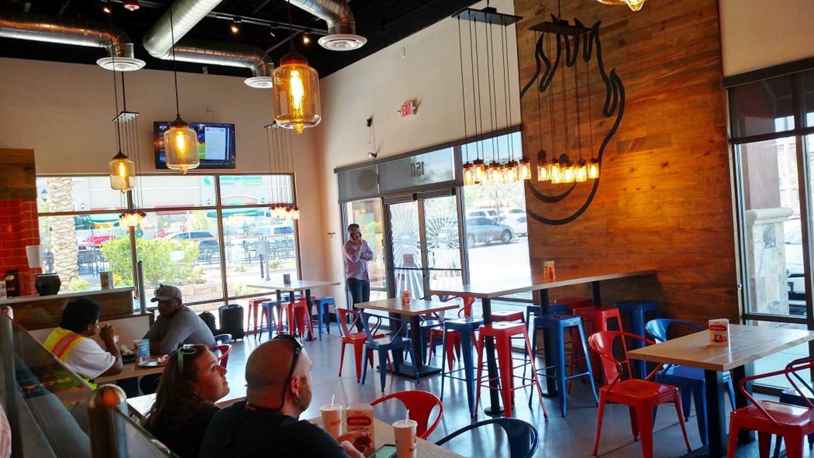 The Hot Head Burritos restaurant on Smithville Road in Kettering is midway through a renovation, and the chain’s founders have applied for a liquor license for the restaurant that would allow it to serve beer, wine and cocktails. SUBMITTED