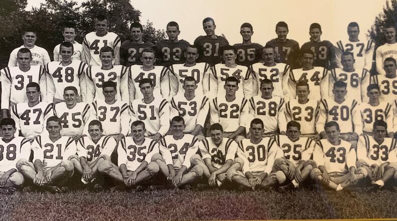 Springfield Catholic Central had a 20-game high school football win streak in the late 1950s. CONTRIBUTED PHOTO