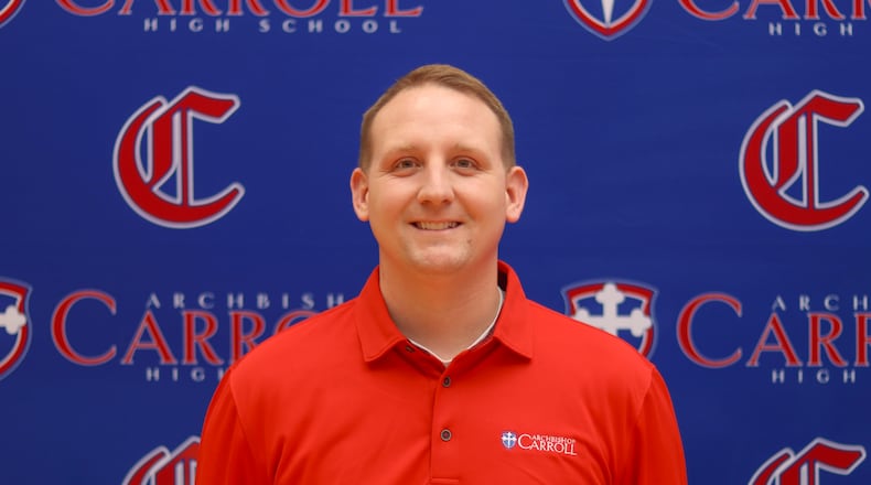 Cody Sarensen Carroll boys basketball coach (contributed)