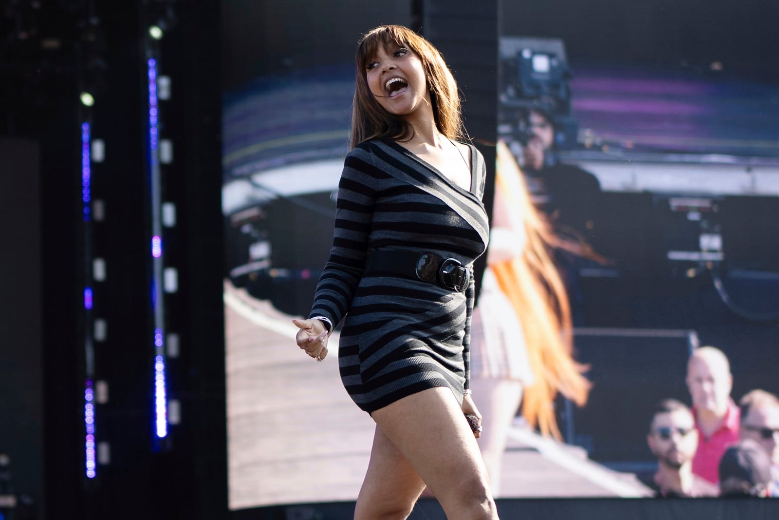 PinkPantheress performs at the Wireless Music Festival in Finsbury Park, in London on July 7, 2023. (Scott Garfitt/Invision/AP, File)