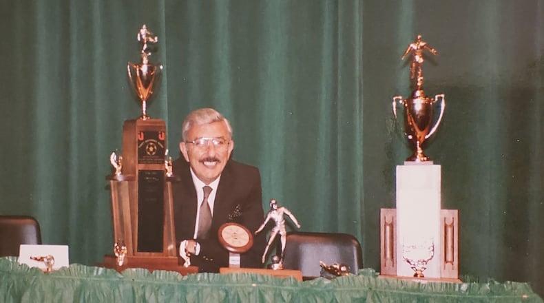 George Demetriades is in the Ohio High School Coaches Hall of Fame and the Northmont High Athletics Hall of Fame. CONTRIBUTED