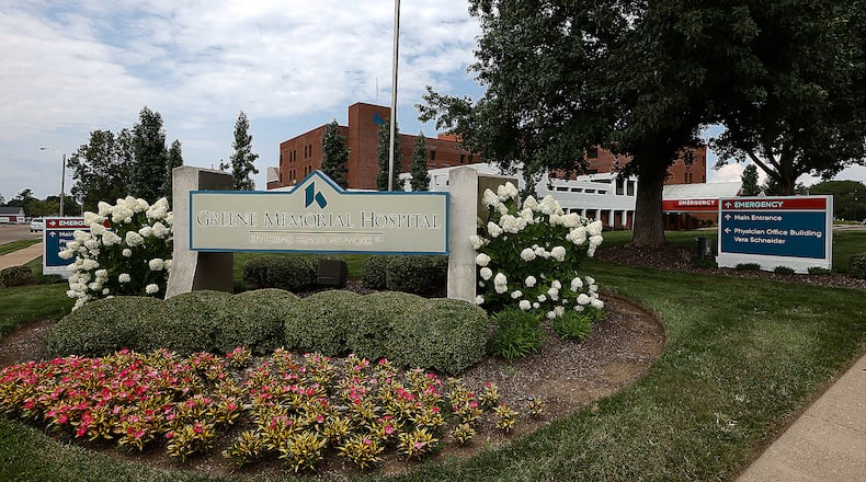Greene Memorial Hospital in Xenia. MARSHALL GORBY\STAFF