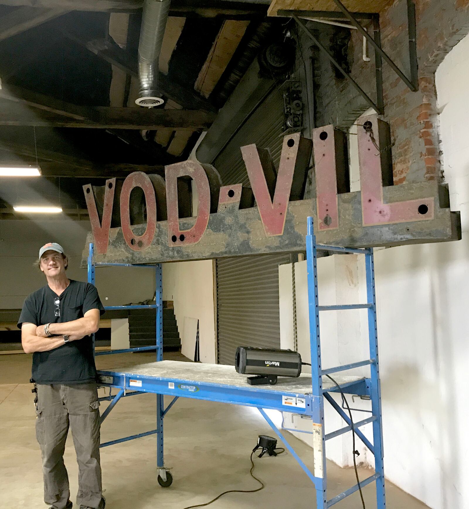 Carli and Hamilton Dixon are renovating their property at 905 E. Third St. for The Brightside Music and Event Venue. The space is in the same building as their Bloombeads by freezeframe. Hamilton Dixon  is pictured.