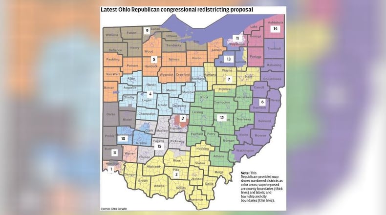 Congressional redistricting proposal