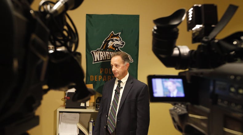 Wright State police chief David Finnie has been an outspoken opponent of allowing guns on college campuses. Wright State has no plans to allow guns on campus despite a new Ohio law.