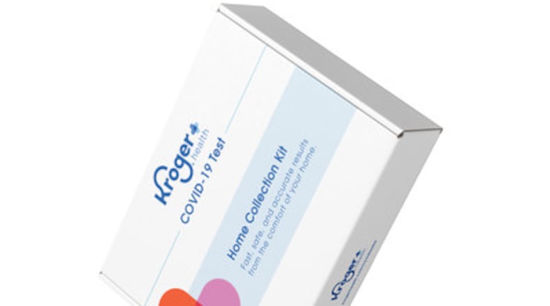 Kroger Health launches COVID-19 Test Home Collection Kit,  combining the safety and convenience of at-home sample collection with the expert guidance of a telehealth consultation. Photo courtesy Kroger Health.