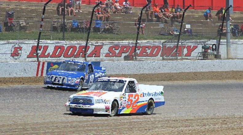 A driver was killed in a crash Saturday night, Sept. 10, 2016, at Eldora Speedway, pictured in this file image.