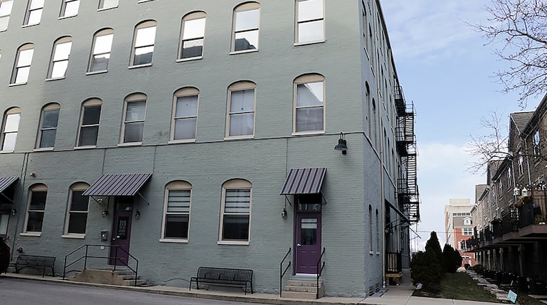 Located within the historic warehouse district of downtown Dayton, the 1,470-sq.-ft. unit is located on the second floor. The building has a lobby entrance with shared stairwell and elevator to the other levels. CONTRIBUTED PHOTO BY KATHY TYLER