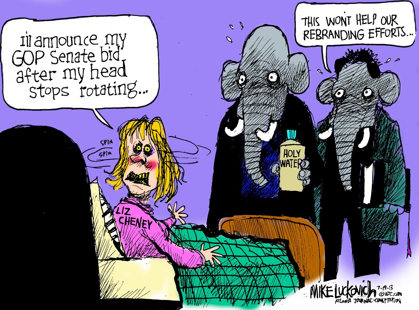 Luckovich: Liz Cheney