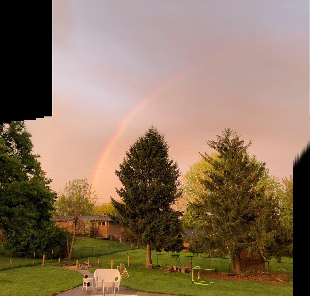 PHOTOS: Double rainbow touches Miami Valley