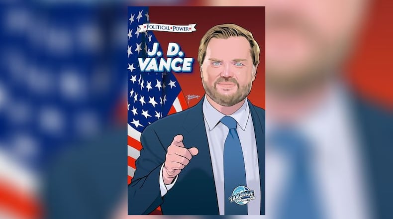 "Political Power: J.D. Vance" is a biography comic series available now. CONTRIBUTED