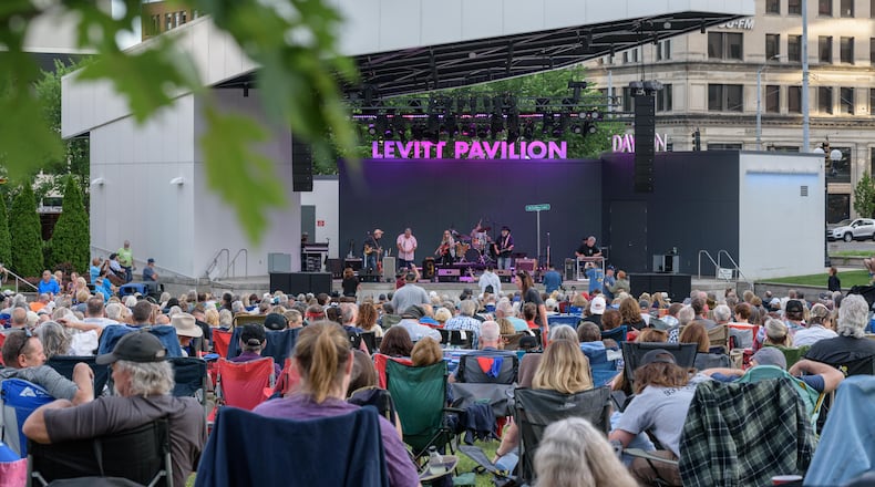 Central Ohio country rock band McGuffey Lane played a free concert at Levitt Pavilion in downtown Dayton on Friday, May 31, 2024 as part of the venue’s opening weekend for its summer concert series. Eleyet McConnell opened the show. TOM GILLIAM / CONTRIBUTING PHOTOGRAPHER