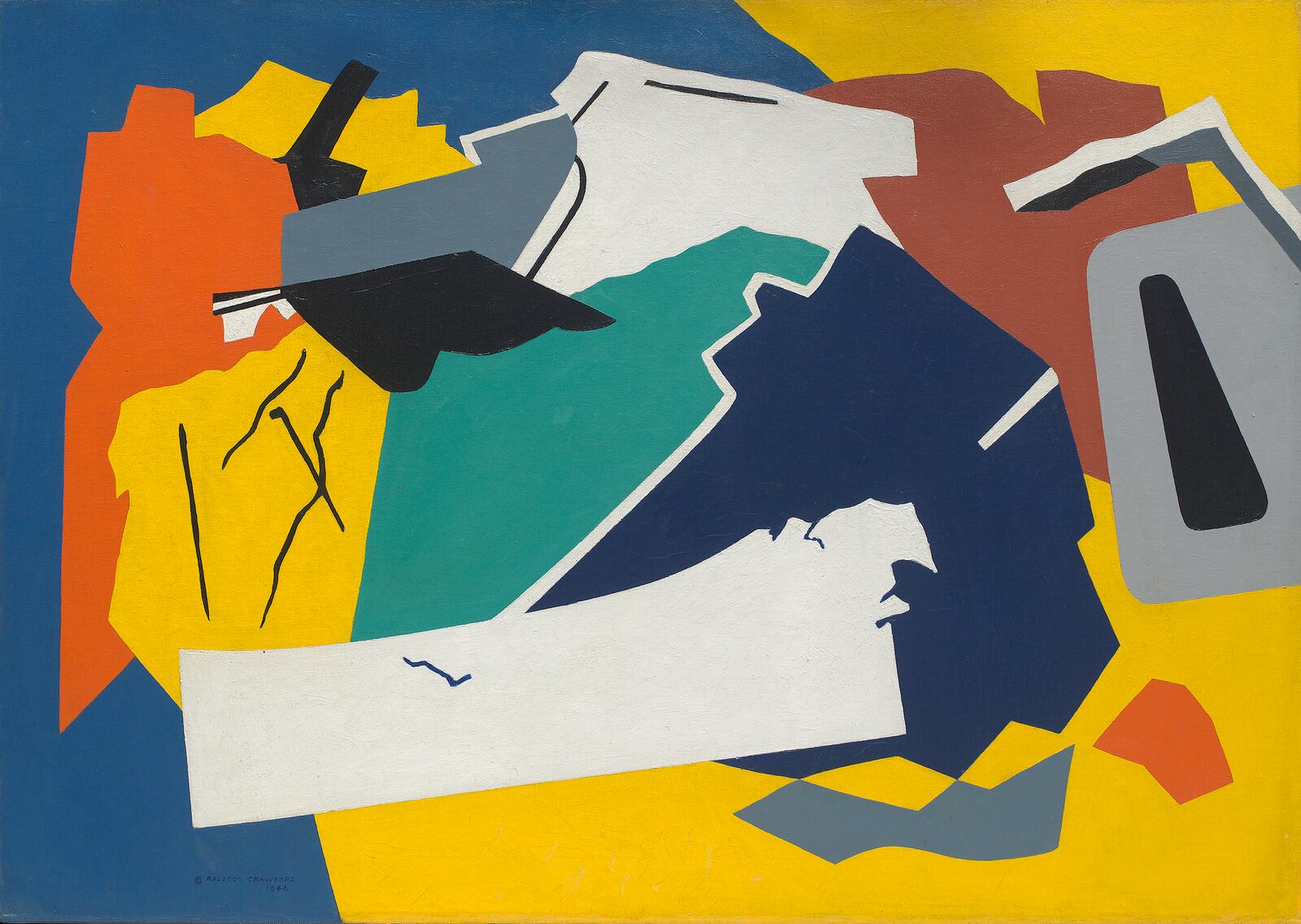 Ralston Crawford: Air & Space & War, will be on view at the Dayton Art Institute Oct. 30, 2020–Jan. 23, 2022. CONTRIBUTED PHOTO