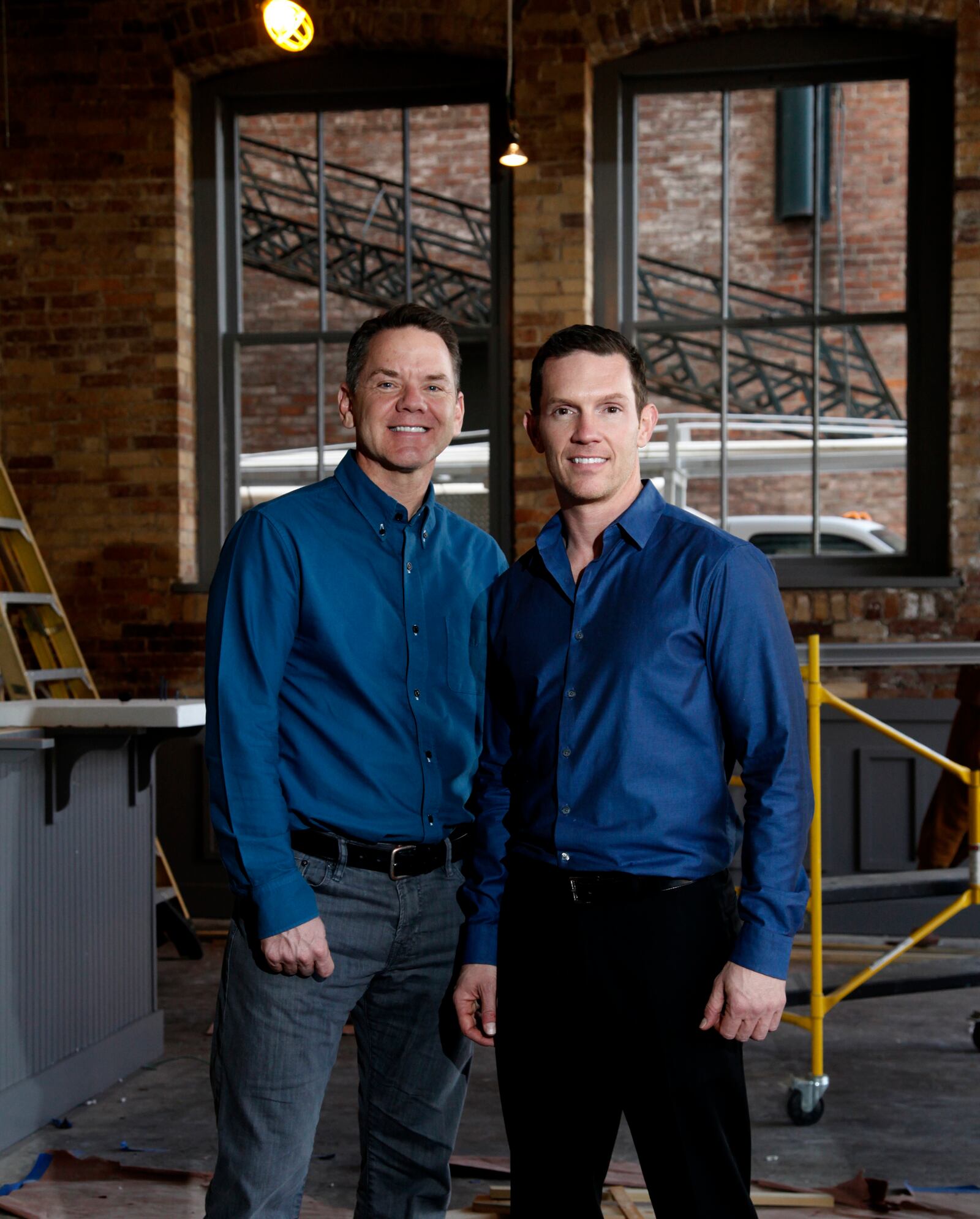Square One Salon owners Josh Stucky, left, and Brent Johnson announced they are opening a sixth location.