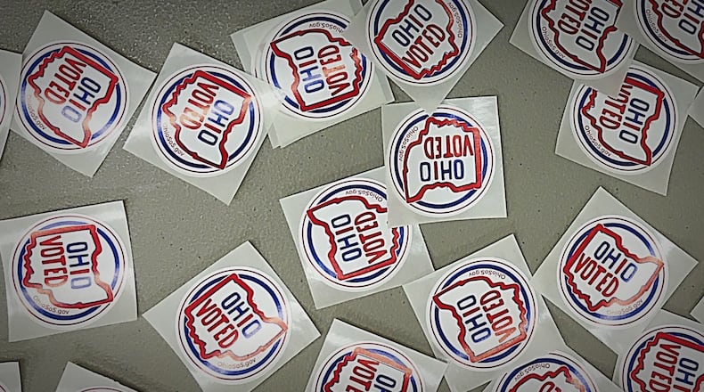 Early voting is underway in Ohio. MARSHALL GORBY/STAFF