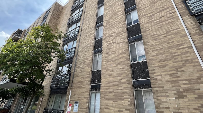 An apartment building in the Grafton Hill neighborhood. The property management company earlier this month won a judgment in an eviction case against one of its renters. CORNELIUS FROLIK / STAFF