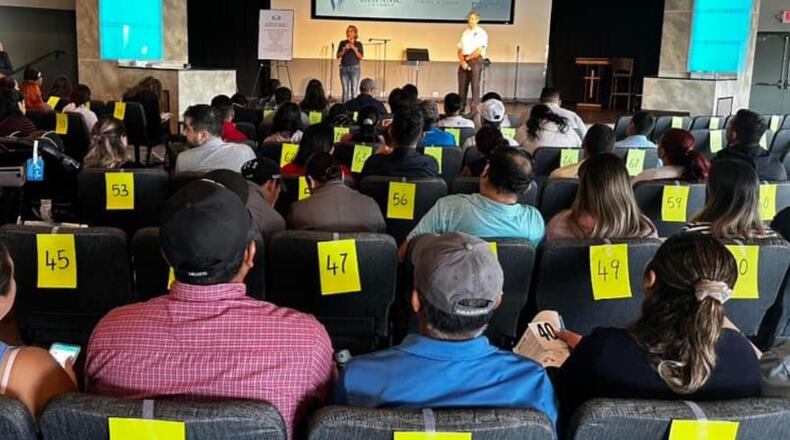 A Miami Valley community ID card drive in the Dayton region. CONTRIBUTED