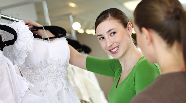 A “Marry Me Military Too” event on May 27 starts at noon at the Holiday Inn of Fairborn. The 2nd annual event is designed to provide a free wedding dress to active-duty military or the fiancée of an active-duty member. Guard and Reserve members are also eligible. (Metro Creative Connection photo)