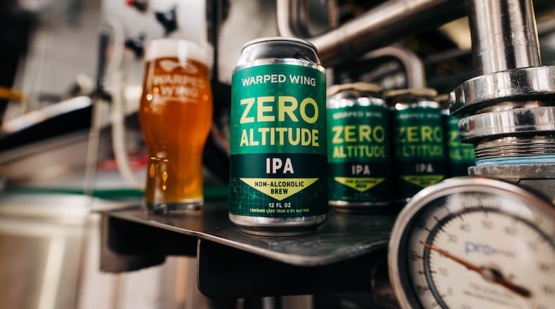Warped Wing Brewing Co. has released its first non-alcoholic beer. Zero Altitude IPA contains less than 0.5% alc/vol and is pasteurized to ensure quality and safety (WARPED WING BREWING CO.).