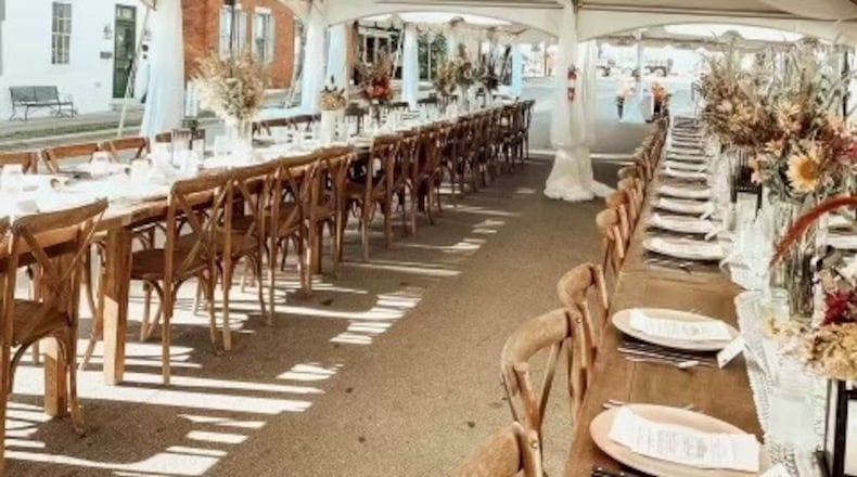 Dinner on Main, a fundraiser dinner that’s followed by a live auction, will take place on South Main Street following ARTFest on Main in Springboro on Saturday, Aug. 24 (CONTRIBUTED PHOTO).