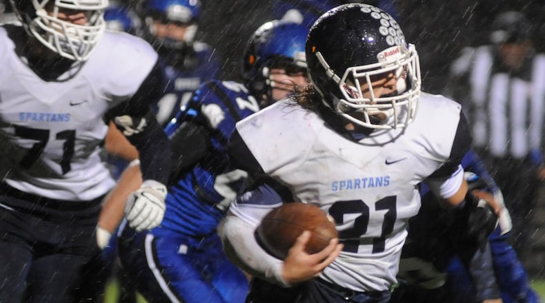 Valley View running back Collin Genslinger was first team D-IV All-Ohio. MARC PENDLETON / STAFF
