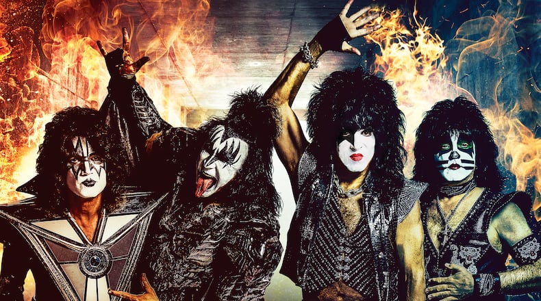 After wrapping up dates in South America, KISS is returning to the Midwest on its "End of the Road Tour," which hits the Nutter Center in Fairborn on Thursday, May 12. CONTRIBUTED