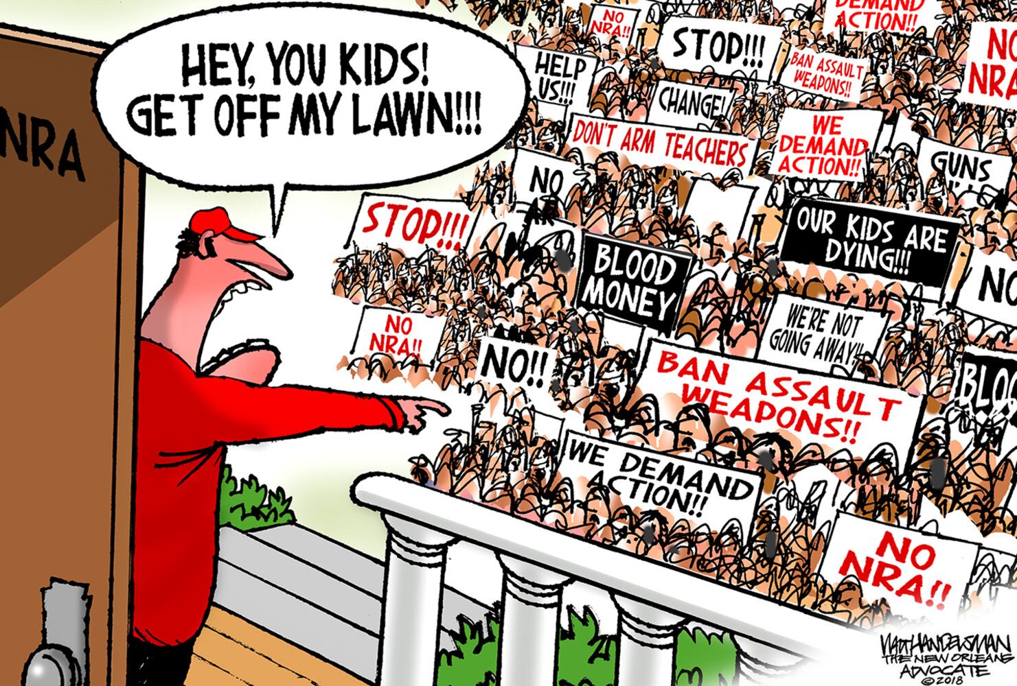 Week in cartoons: The NRA, arming teachers and more