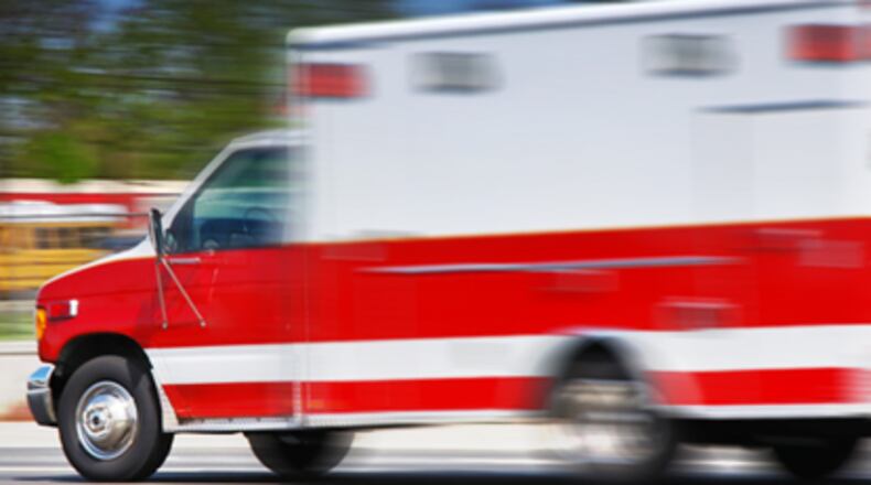 Five people were transported to Miami Valley Hospital Friday following a crash involving a pick-up truck and an RTA bus at the intersection of East Fifth and Keowee streets Friday.