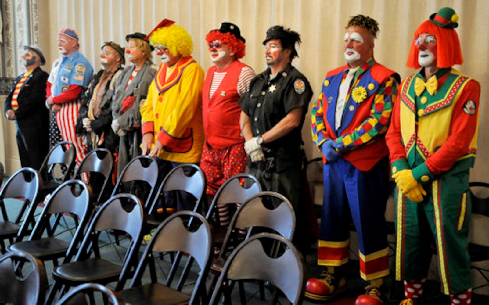 Clowns honor fallen friend